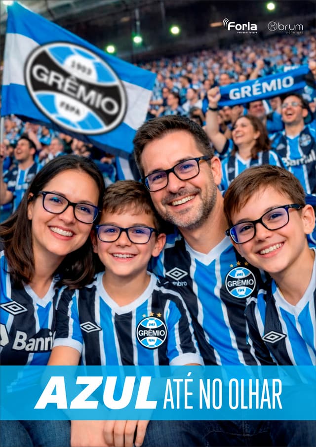 Familia com Óculos Grêmio